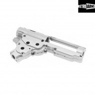 New Pacche Gearbox Silver Cnc Qsc Hk417 8mm Retroarms (ra-6686)