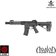 Fucile elettrico avalon saber cqb black senza valigia vfc (av1-m4_saber_s-bk01)