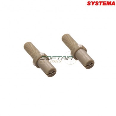 Motor brush spring pole set 2 pieces for ptw systema (sy-mt-007)