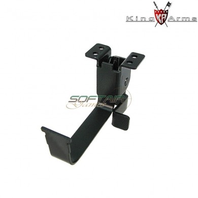 Extended ak type b magazine catch king arms (ka-ak-04-b)