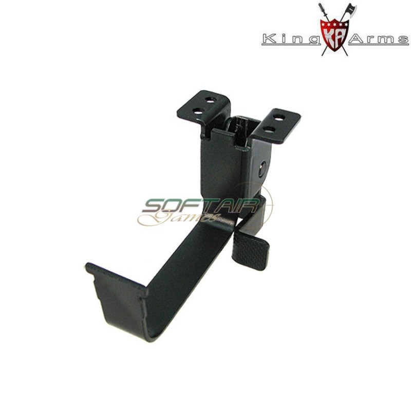 Extended ak type b magazine catch king arms (ka-ak-04-b)