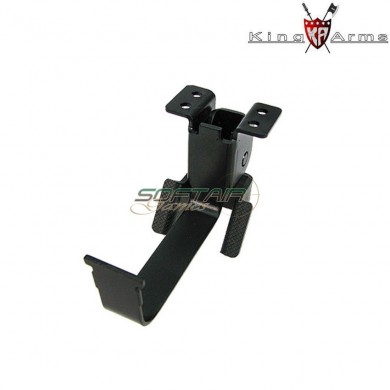 Extended ak type c magazine catch king arms (ka-ak-04-c)