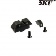 Night sights for 5ku glock pistol (5ku-gb-255)