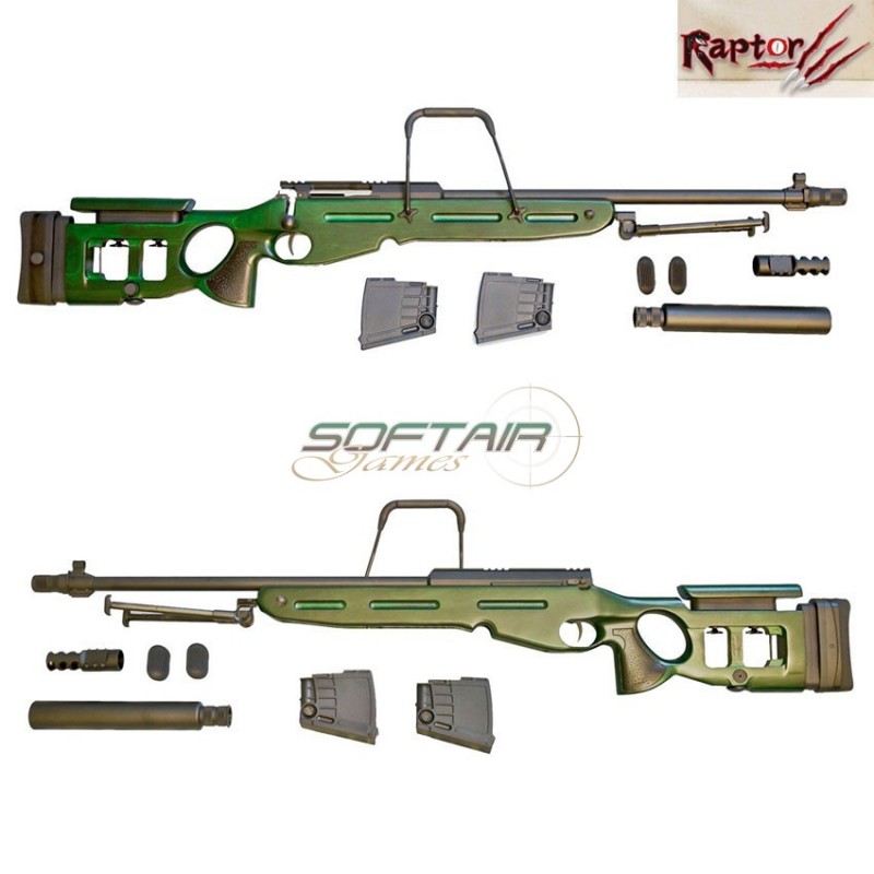 Raptor SV-98 DXver デラックスエディション Sv-98 spring sniper rifle deluxe version raptor - Softair Games