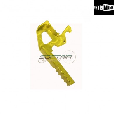 Estensione Leva Di Armamento Cnc M4-a Yellow Retroarms (ra-6996)