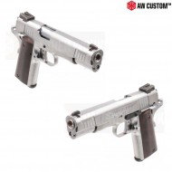 Pistola a gas 1911 iconic silver armorer works (aw-026388)