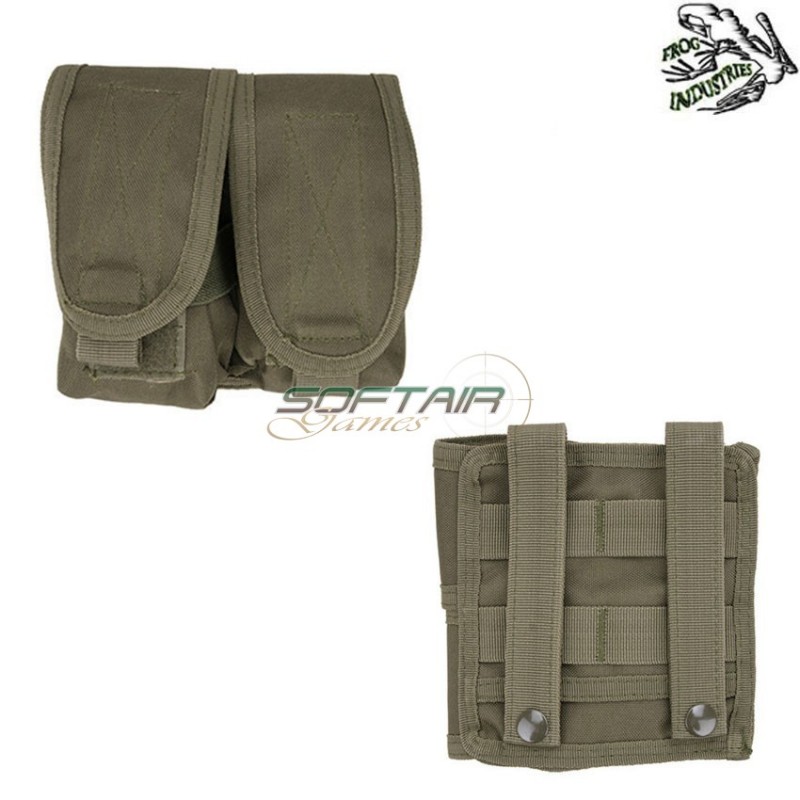 Tasca doppia per granate a mano olive drab frog industries® (fi-003566-od)