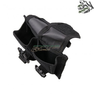 Double pouch for grenades black frog industries® (fi-003569-bk)