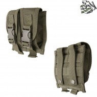 Double pouch for grenades olive drab frog industries® (fi-003570-od)