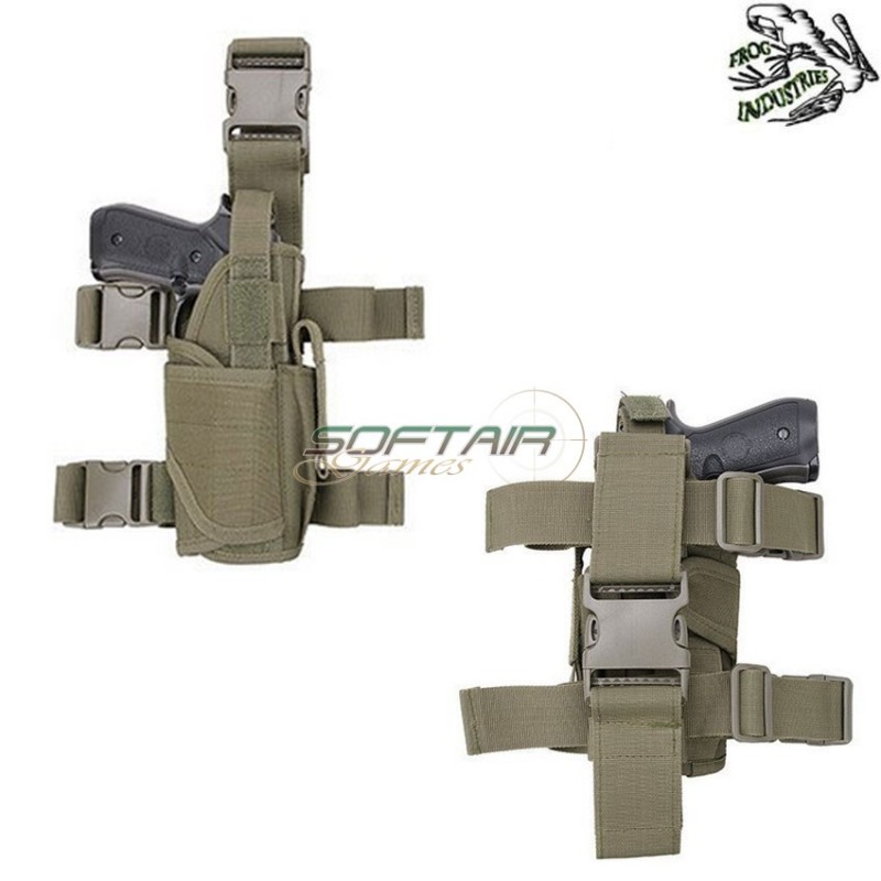 Fondina Cosciale Olive Drab Tornado Per Mano Destra Universale Frog Industries® (fi-000235-od)