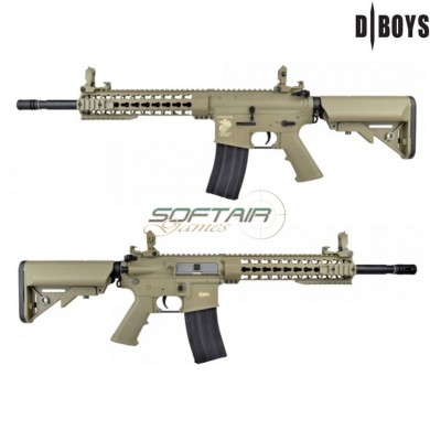 Fucile elettrico m4 keymod 10" sport dark earth dboys (3381t)