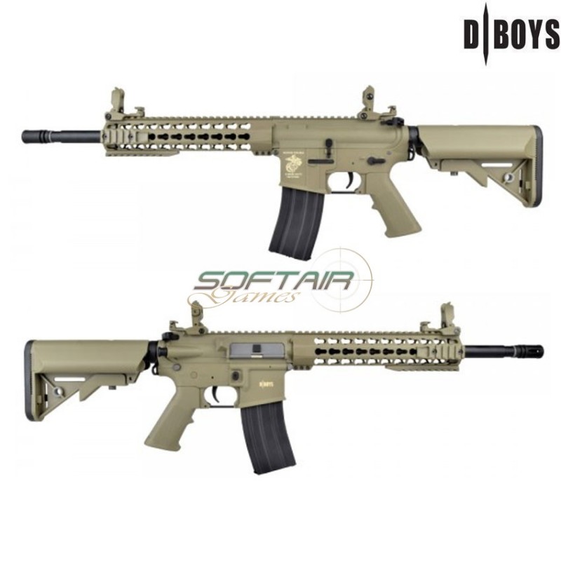 Electric rifle m4 keymod 10" sport dark earth dboys (3381t)