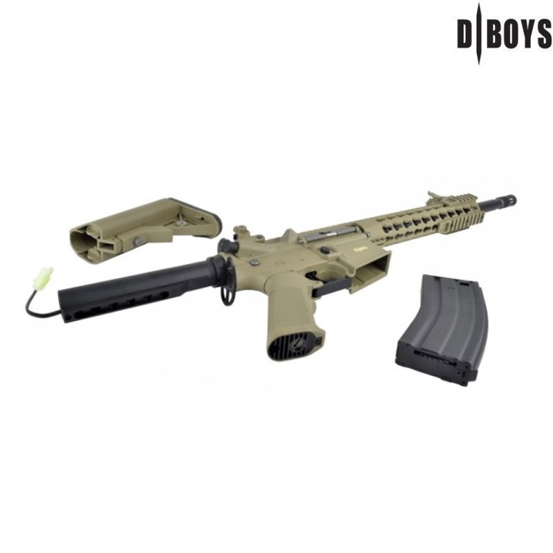 Electric rifle m4 keymod 10" sport dark earth dboys (3381t)