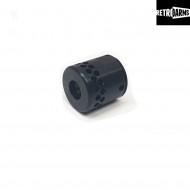 Spegnifiamma cnc type i muzzle break black 14mm negativo retroarms (ra-7560)
