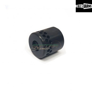Flash hider cnc type i black 14mm positive retroarms (ra-7559)