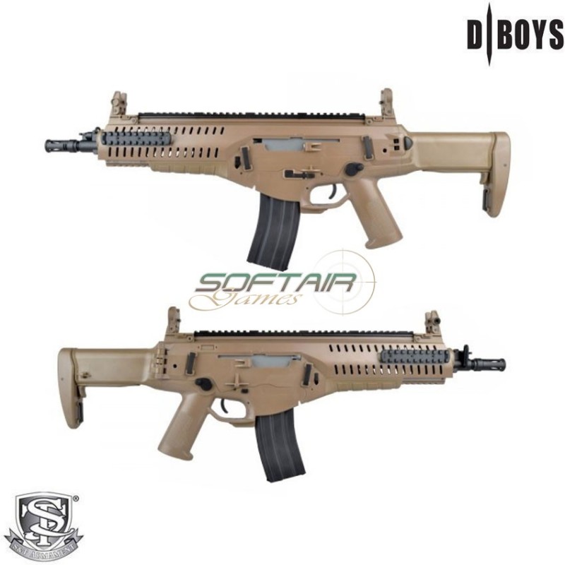 Electric rifle beretta arx160 flat dark earth sporty version dboys (2381t)