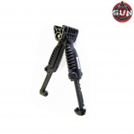 Bipiede tattico grip black gun five (gf-b25b)