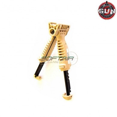 Tactical bipod grip tan gun five (gf-b25t)