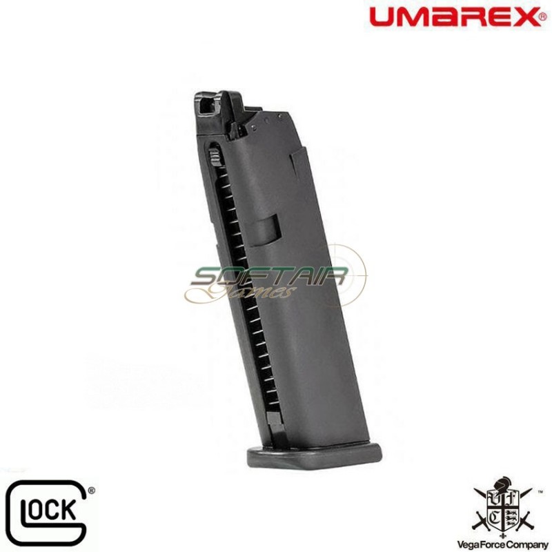 Caricatore a gas 22bb black per glock 17 g17 gen.5 vfc umarex (um-2.6457.1)