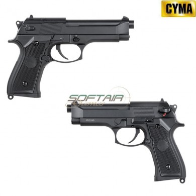 Pistola elettrica m92 black aep full set mosfet version cyma (cm-cm126up)