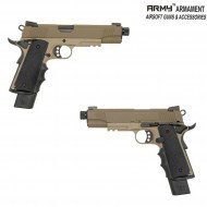 Pistola a gas sandstorm 1911 meu army™ armament® (arm-110711)