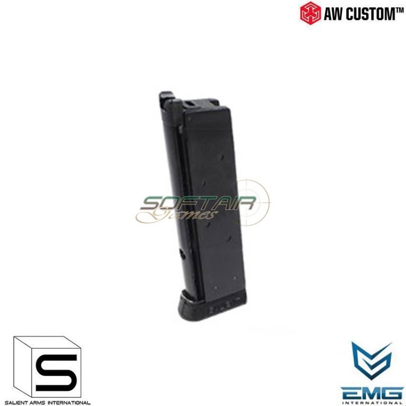 Caricatore a gas 17bb black per 1911 salient arms armorer works (aw-sai-110843)