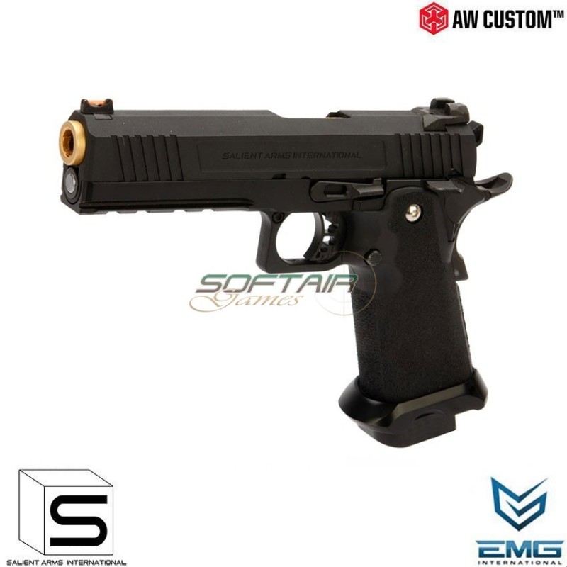 Gas gbb pistol hi-capa 5.1 emg red black salient arms armorer works (aw-sai-110842)
