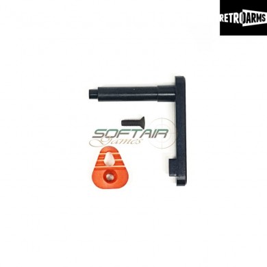 Sgancio Caricatore Cnc M4-b Orange Retroarms (ra-7035)
