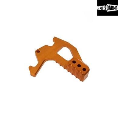Charging Handle Latch Extension M4-b Gold Cnc Retroarms (ra-7008)