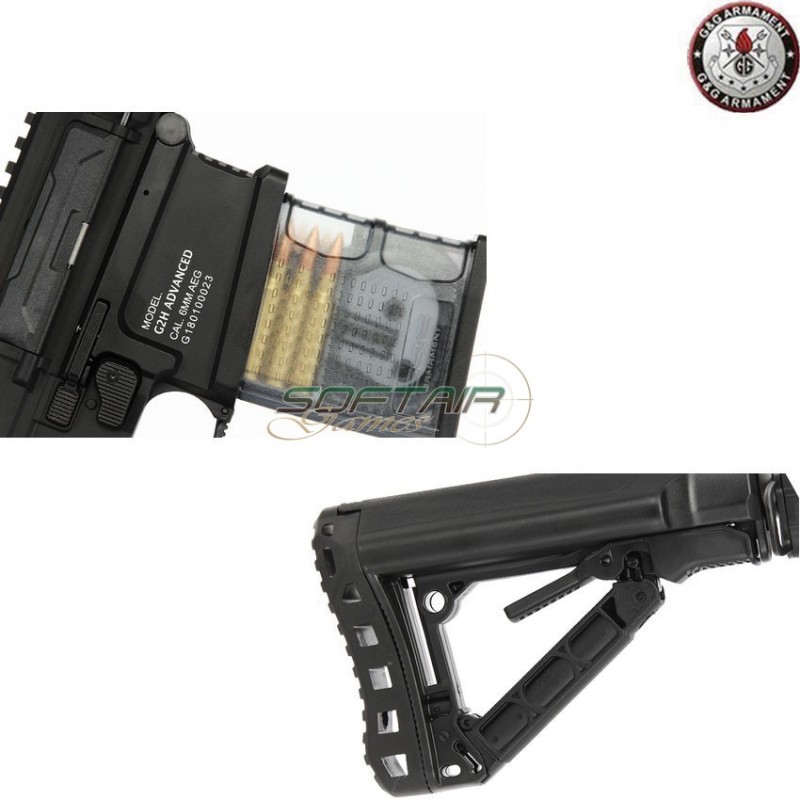 Fucile elettrico tr16 mbr 308wh m-lok version black g2h system g&g (gg-tr16mbr308wh-mlok)
