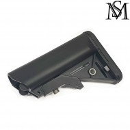 Sopmod adjustable crane stock black milsim series (ms-52-bk)