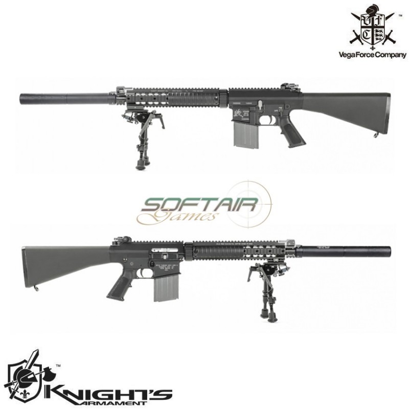 Gas rifle kac mk11 mod0 gbbr forging dx version black knight's armament vfc (vf2-lmk11m0-bk81)