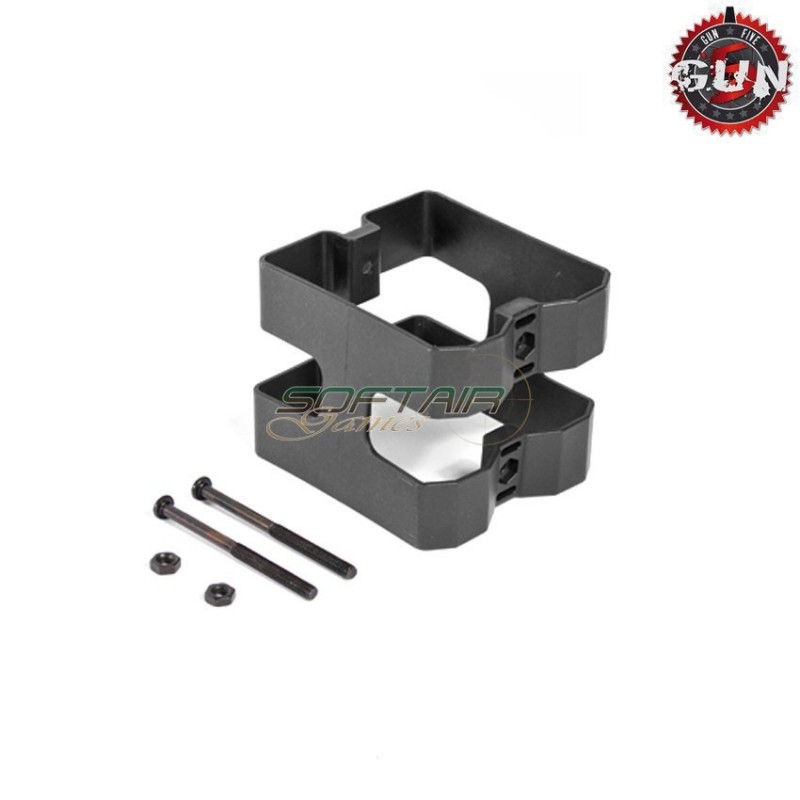 Dual mag clip m4/m16 black gun five (gf-18)