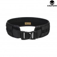 Cinturone molle load bearing tactical utility black emerson (em9241b)
