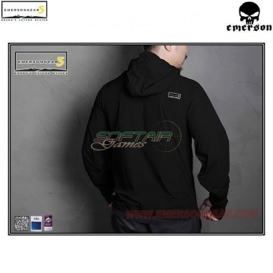 Hattori skin windbreaker black emerson (ems6872bk)
