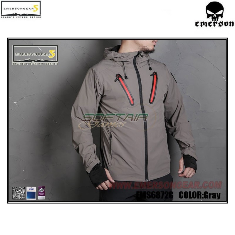 Hattori skin windbreaker gray emerson (ems6872g)