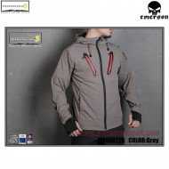 Giacca hattori skin windbreaker gray emerson (ems6872g)
