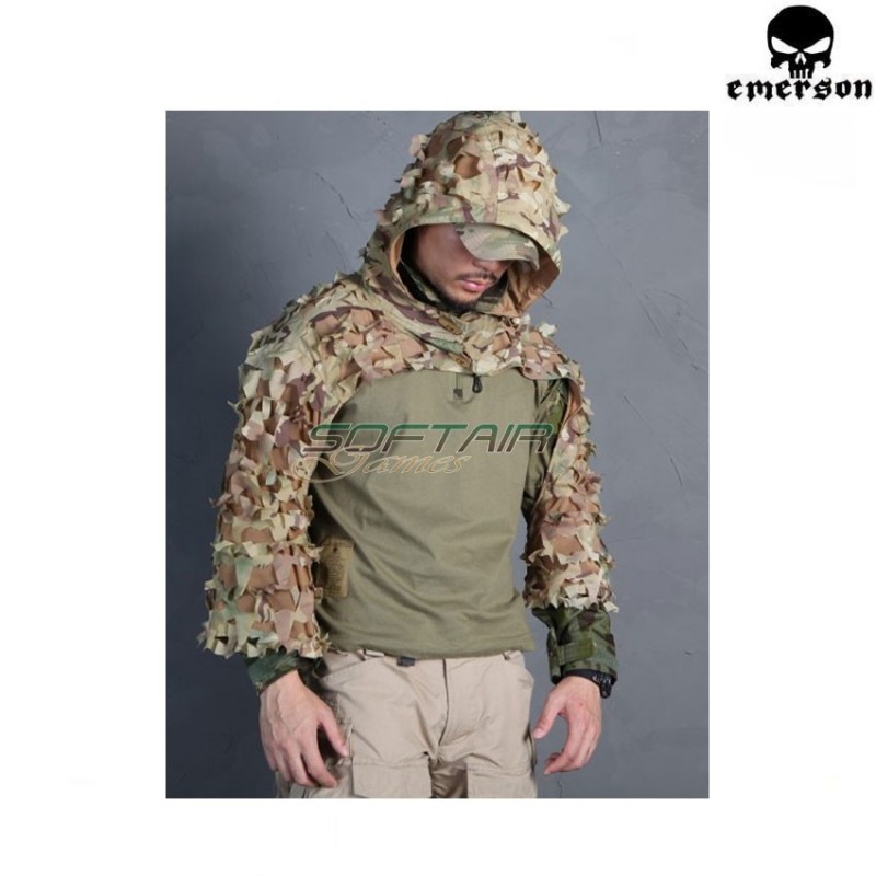 Scorpion style multicam ghillie jacket emerson (em6975)