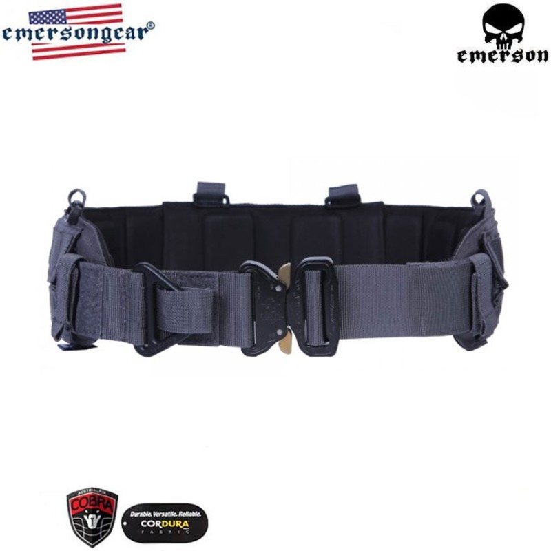 Cobra battle cinturone molle blue label wolf gray emerson (emb9392wg)