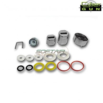 Set completo di valvole per pistole carrello fisso co2 6mm/4.5mm cybergun (603557)