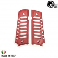 Guancette electro red per 1911 grizzly lab (gz-gct-rd)