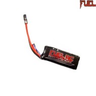Batteria lipo tamiya 7.4x1600 30c mini type fuel rc (fl-7.4x1600)