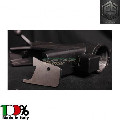 Dente di scatto hulk monolitico in acciaio per ares amoeba striker as01 e.s. custom works (escw-28)