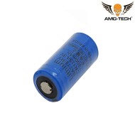 Batteria litio cr123a 3v 1300mah amo-tech® (amt-613325)