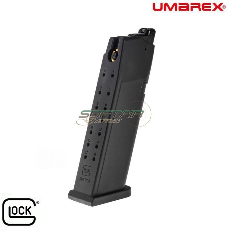 Caricatore co2 17bb black per glock 17 gen.4 umarex (um-2.6434.1)