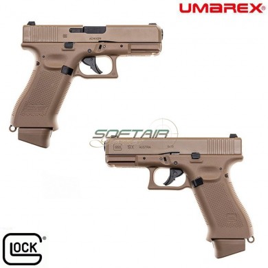 Pistola a co2 glock 19X flat dark earth umarex (um-30618)