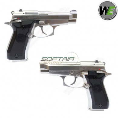 Pistola a gas m84 cheetah full metal chrome stainless we (we-1039)