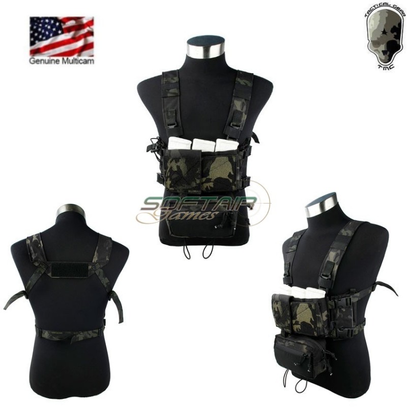 Modular chest ss style set type a multicam® black genuine usa tmc (tmc-3115-mcbk)