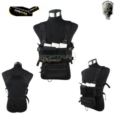 Modular chest ss style set type a black tmc (tmc-3115-bk)