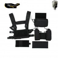 Modular chest ss style set type a black tmc (tmc-3115-bk)